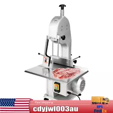 2 HP 1500W Commercial Frozen Meat Bone Saw Butcher Band Saw Cutting Machine