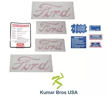 New Decal Set With Proof Meter FITS Ford 2N 8N 9N Tractor “8N5052”