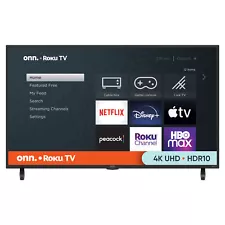 Onn 43" Class 4K (2160P) Roku Smart LED TV (100012584)