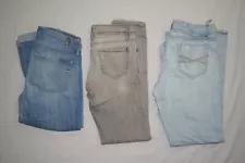 Lot of 3 Womens Jeans sz 7 Aeropostale Miley Cyrus 7 For All Mankind