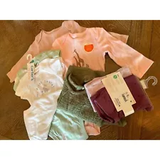 All New Baby Girl Bundle 0-3 Month, Long/short Sleeves, Romper, Pants, Carter's