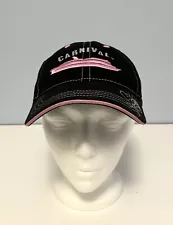 Carnival Cruise Women’s Adjustable Baseball Cap Dad Hat Pink Embroidered