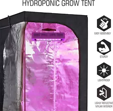 20x20x48" Reflective Mylar Grow Tent w/ Accessories