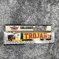 USC Trojans Semi Truck Tractor Trailer Team Collectible White Rose 2001 Vintage