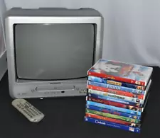 Magnavox MWC13D6 13" TV/DVD Combo with Remote and 12 Disney DVD's