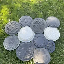Concrete Stepping Stone Mold 11 Plastic ABS For Cement Path Casting Form Mounds