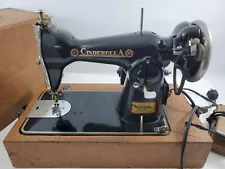 Vintage Cinderella Sewing Machine Portable with Case