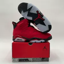 CT8529-600 Nike Air Jordan 6 Retro Toro Bravo Red Black Raging Bull SIze 7 Men's