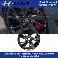 52910G9720 OEM Front 19" WHEEL ASSY-ALUMINUM 1EA for Hyundai Genesis G70 19-24