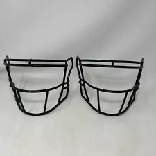 Lot Of 2 Riddell Football Helmet Facemask Green 10-18T Face Mask