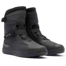 TCX TOURSTEP WP 001 WATERPROOF MOTORCYCLE MOTORBIKE QUICK FASTENING ANKLE BOOTS