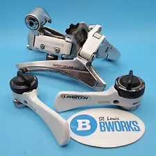 LOT SALE Suntour Cyclone 7000 Front & Rear Derailleurs Accushift Shifters g22