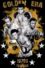 Golden Era Boxing 4LUVofBOXING new Poster Ali Foreman Frazier Norton