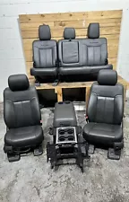 2011-2016 FORD F250 F350 Platinum Heated Cooled Seats Center Console SET