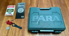 Green PARA-USA Elite 1911 .45 ACP 4.26” PISTOL Plastic Case Manual Free Shipping