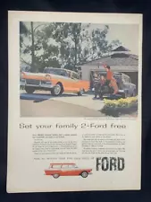 Magazine Ad* - 1957 - Ford Fairlane 500 - Town Victoria & Del Rio Ranch Wagon