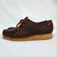 Clarks Padmora Dark Chocolate Wallabee Oxfords 9.5