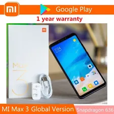 Xiaomi Mi Max 3 Dual SIM 128GB 64GB 12MP Android Global version Phone New Sealed