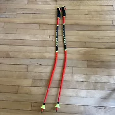 Leki WCR Lite 3D Trigger RED Ski Race Poles used - 105 GS