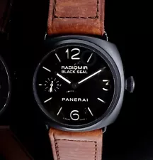 Auth. Panerai Radiomir Black Seal Ceramic Watch PAM 292 $1 No Reserve