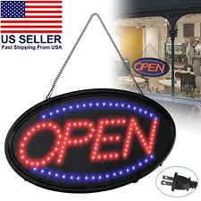 LED Open Sign Neon Light Bright Board for Restaurant Bar Pub Shop Store Business
