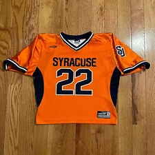 Syracuse Orange #22 Brine Brand Lacrosse Jersey Blue Orange - Size Men Medium M