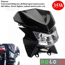 Motorcycle Dirt Bike Headlight Headlamp For Kawasaki KLX110 KLX140 KX 250 450 (For: Kawasaki KLX110)