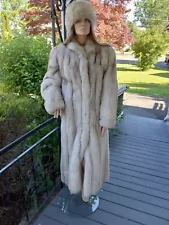 SALE!!! Blue Fox Full Length Coat- MAGNIFICENT!!!