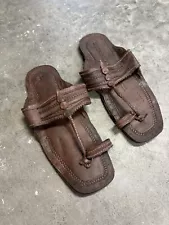 Men’s Handmade Hippie Earthing Jesus Buffalo Sandals 100% Leather 13