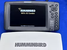 Humminbird 997c SI Side Imaging Sonar Display W/ Sun Cover; Tested & Updated