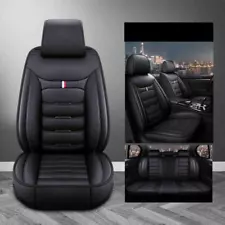 For BMW 328i 335i Car Seat Cover 5 Seats Front Rear Seat Protector PU Leather