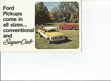 Original 1975 Ford F-100, F-150, F-250, F-350 Pickup Truck Dealer Sales Brochure