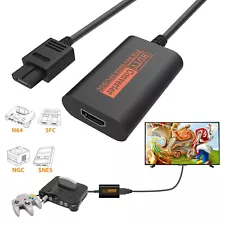 N64 To HDMI Converter Adapter HD Link Cable for Gamecube Super NES/SNES/SFC/NGC