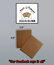 1400 3."x 4" FIRM Trading Cardboard Shipping protectors for Trading cards "SALE"