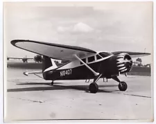 1937 Stinson SR-9C Reliant N18407 in 8x10 1950s Original Photo