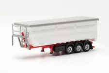 HO 1:87 Herpa # 77057- 3-Axle Dump Trailer Covered