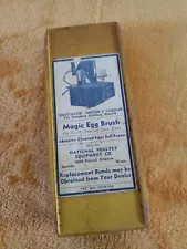 Magic Egg Brush 1937 with Original Label from Seattle Washington Vintage