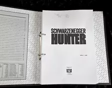 Predator 1987 Arnold Schwarzenegger movie script. 700 movie scripts for sale