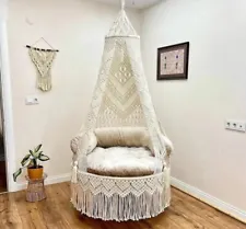 Best Handmade Hanging Swing Chair Outdoor Indoor hammock Boho Round Swing