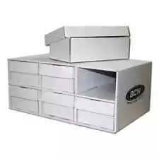 BCW Shoe Box 2-Row House Corrugated Cardboard Houses 6 Shoe Boxes