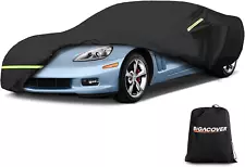 Corvette Full Car Cover Waterproof, Outdoor Car Covers Windproof Heavy Duty All