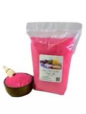 4lbs Bath Salts ~Choose from ~150 Scents - 20 Colors - 3 Grain Sizes~