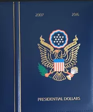 Lighthouse Coin Album For US Presidential Dollars 2007-2016 P-D, 80 Coins