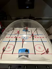 dome/bubble hockey table with LED Red light scoring