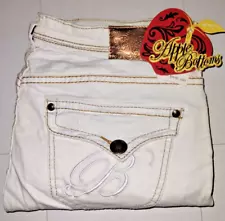 Apple Bottom Jeans Classic White Pants Womens Size 9/10- NEW WITH TAGS