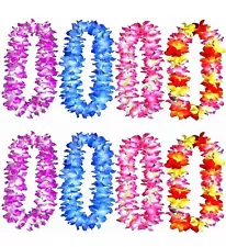 Thicken 41 Inch Hawaiian Leis, 8 Count