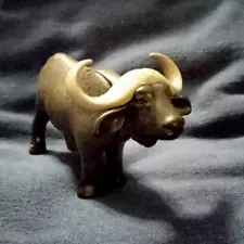 Playmobil WATER BUFFALO Safari Asia African animal (small ding on horns)