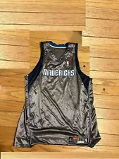 Men's Nike Dallas Mavericks Sleeveless Gray Jersey