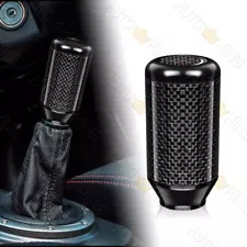 BLACK RACING ALUMINUM CARBON FIBER 5 / 6-SPEED MANUAL MT SHIFT SHIFTER KNOB