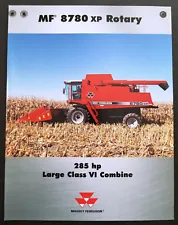 Massey Ferguson MF 8780 XP Rotary Combine Dealer Sales Brochure - 2000